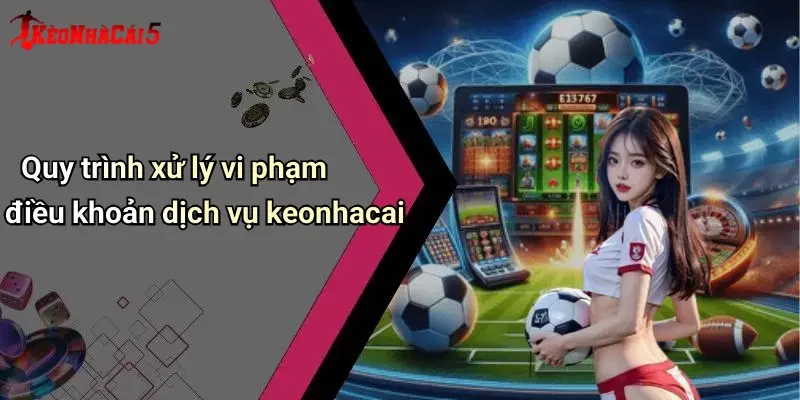 Quy trình xử lý vi phạm điều khoản dịch vụ keonhacai